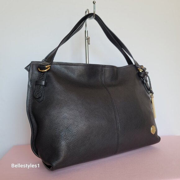 VINCE CAMUTO Aniko Satchel With Dual Handles- Black. PRE-OWNED. LIGHTLY USED.⭐ - Picture 3 of 16